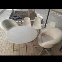 صندلی کوپ لگنی صندلی پایه چوبی