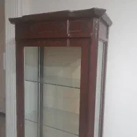 بوفه ویترین چوب