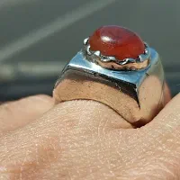 عقیق کهنه شن دار یمن رکاب دست ساز