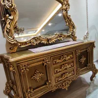 آینه و کنسول  چوبی