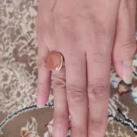 انگشتر طرح طلا برنج