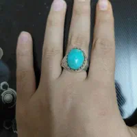 انگشتر نقره ی فیروزه