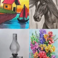 کلاس چرتکه و نقاشی .از مبتدی تا حرفه‌ای