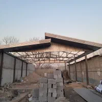اجرای سقف شیروانی آلاچیق سوله ساختمان
