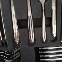 سرویس قاشق و چنگال ۵۷پارچه ناب استیل