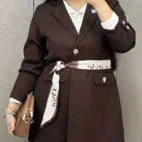 تک کت مازراتی قهوه ایی