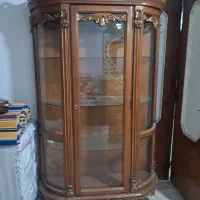 ویترین تمام چوب بسیار شیک