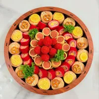 انواع کوکی و کیک عصرانه و فینگرفود تازه و خونگی