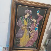 تابلو پولک دوزی قاب چونی