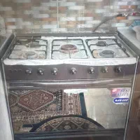 اجاق گاز پنج شعله فر دار سالم
