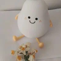 چراغ خواب سلیکونی گلابی