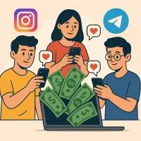 کسب درآمد در منزل با لایک