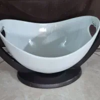 سالادخوری بزرگ  پایه چوبی سالم
