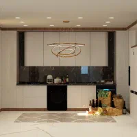 مهندس طراح و نقشه کشی.کابینت آشپزخانه.نما و داخلی
