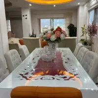 سرویس مبل و میز ناهار خوری ۸نفره