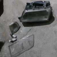 چراغ جلو پژو و راهنما  تکی با ی جفت لامپ پژو