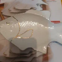 شیرینی خوری طرح ماهی سرامیکی