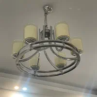 لوستر استیل ۶ شعله