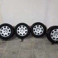 یک دست رینگ ، لاستیک و قالپاق پژو