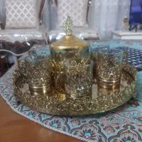 سینی استکان تزئینی