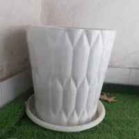 گلدان سرامیکی سایز بزرگ بزرگ  کم کار