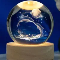 گوی چراغ خواب مدل دلفین