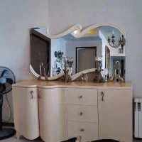 آینه کنسول چوبی در حد نو