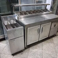 تاپینگ  زیر  فریزر  ۸لگنه بابن ماری  درحدنو