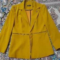 کت رنگ خردلی