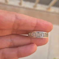 انگشتر نقره نگین تراش