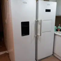 فروش یخچال فریزر دوقلوی الکترواستیل کم کار کرده