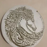 آموزش رزین پتینه طراحی چهره ویترای سفال کالیگرافی