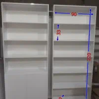 دکور و کمد و دراور و کتابخانه و میز پیشخوان ، قفسه