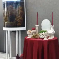 فروش آکواریوم پایه دار