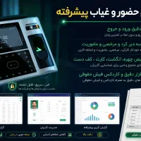 سامانه حضوروغیاب کارمند،چهره،کارت،انگشت،فیش حقوقی