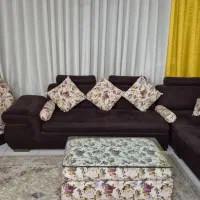 مبل ال ۷ نفره با میز جلو مبلی