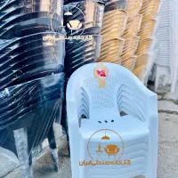 میز و صندلی پلاستیکی باغی ویلا طرح غزال