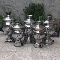 تعدادی سماور گازی بزرگ
