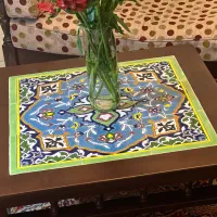 میز جلو مبلی با صفحه ی کاشی