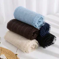 شال حصیری لمه دار دورریش
