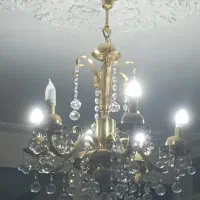 لوستر کلاسیک با کریستال چک