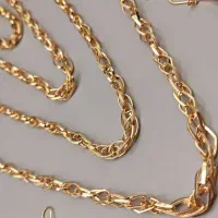 گردنبند شانل ۵ درصد ۱۱ گرم طلا بدون اجرت