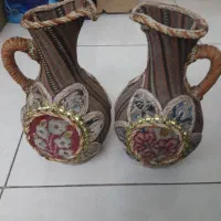 کوزه‌فرش‌صنایع‌دستی‌زیبا‌وساعت‌دیواری‌بزرگ