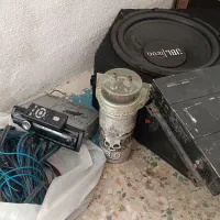 ضبط و ساب و امپیلی و خازن با سیم‌کشی