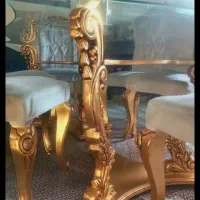 میز ناهاری خوری ۶ نفره تمام چوب در حد نو