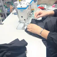 راسته دوز و زیگزال دوز وسط کار