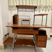 میز کامپیوتر MDF کشودار مناسب لپتاب و PC