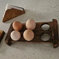 جا تخم مرغی چوبی