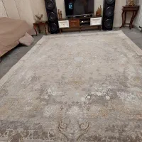 فرش۱۲متری ۱۲۰۰ شانه کرم طلایی