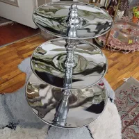 شیرینی خوری استیل ۳ طبقه قدیمی
